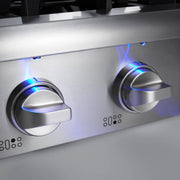 Thor Kitchen 6 - Piece Appliance Package - 48 - Inch Gas Range, Electric Wall Oven, Pro Wall Mount Hood, Refrigerator with Water Dispenser, Dishwasher & Microwave Drawer in Stainless Steel - Kitchen USA Direct